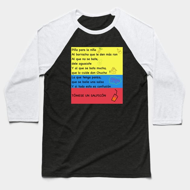 Colombia Baseball T-Shirt by Shurkason